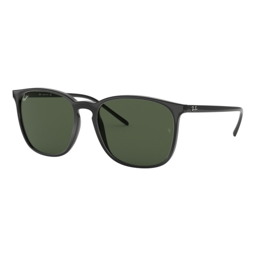 Ray-Ban RB4387 Sunglasses Black/Green Classic, Size 56 frame - 0RB4387-601SLASH7156.png