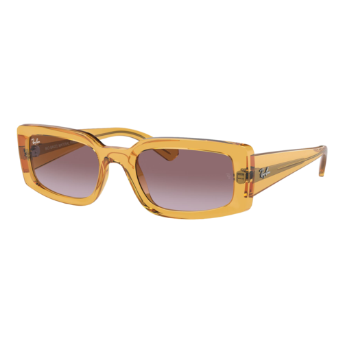 Ray-Ban Kiliane Bio-Based Sunglasses Polished Transparent Yellow/Dark Violet Gradient, Size 54 frame - 0RB4395-66828H54.png