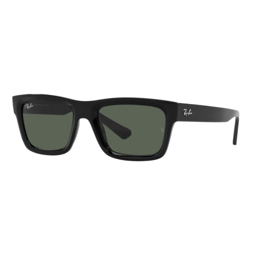 Ray-Ban Warren Bio-Based Sunglasses Black/Dark Green Classic, Size 57 Frame - 0RB4396-66777157.png