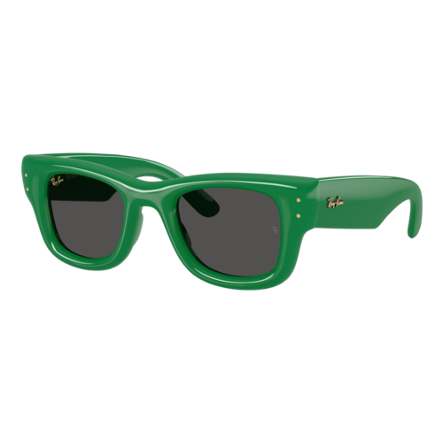 Ray-Ban Wayfarer Puffer Sunglasses Polished Green/Ultra Black, Size 47 frame - 0RB4940-68348750.png