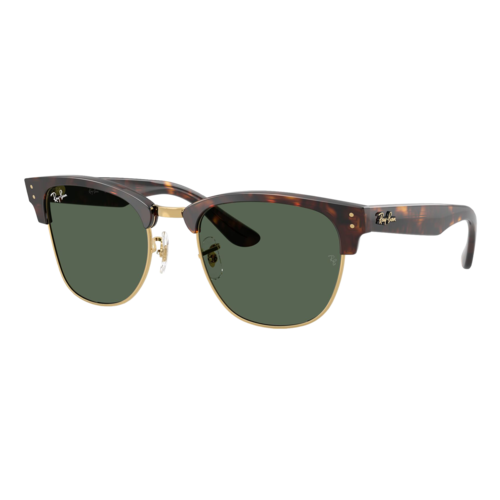 Ray-Ban Clubmaster Reverse Sunglasses Polished Havana/Dark Green, Size 54 frame - 0RBR0504S-1359VR54.png