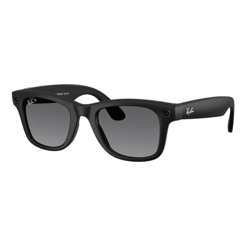 Ray-Ban Polarized Meta Wayfarer AI Glasses, Matte Black/Polarized Graphite Gradient, Size 50 frame - 0RW4012-601ST350.png