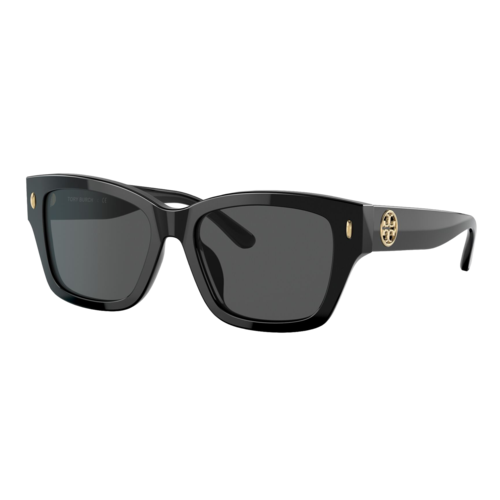 Tory Burch Womens Miller Rectangle Sunglasses, Black/Grey, Size 53 frame - 0TY7167U-17098753.png