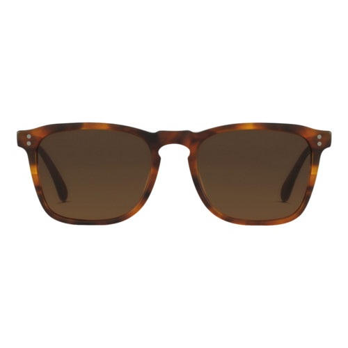 RAEN Wiley Square Sunglasses Matte Rootbeer/Brown, Size 54 frame - 100M161WLY-SM23-54.png