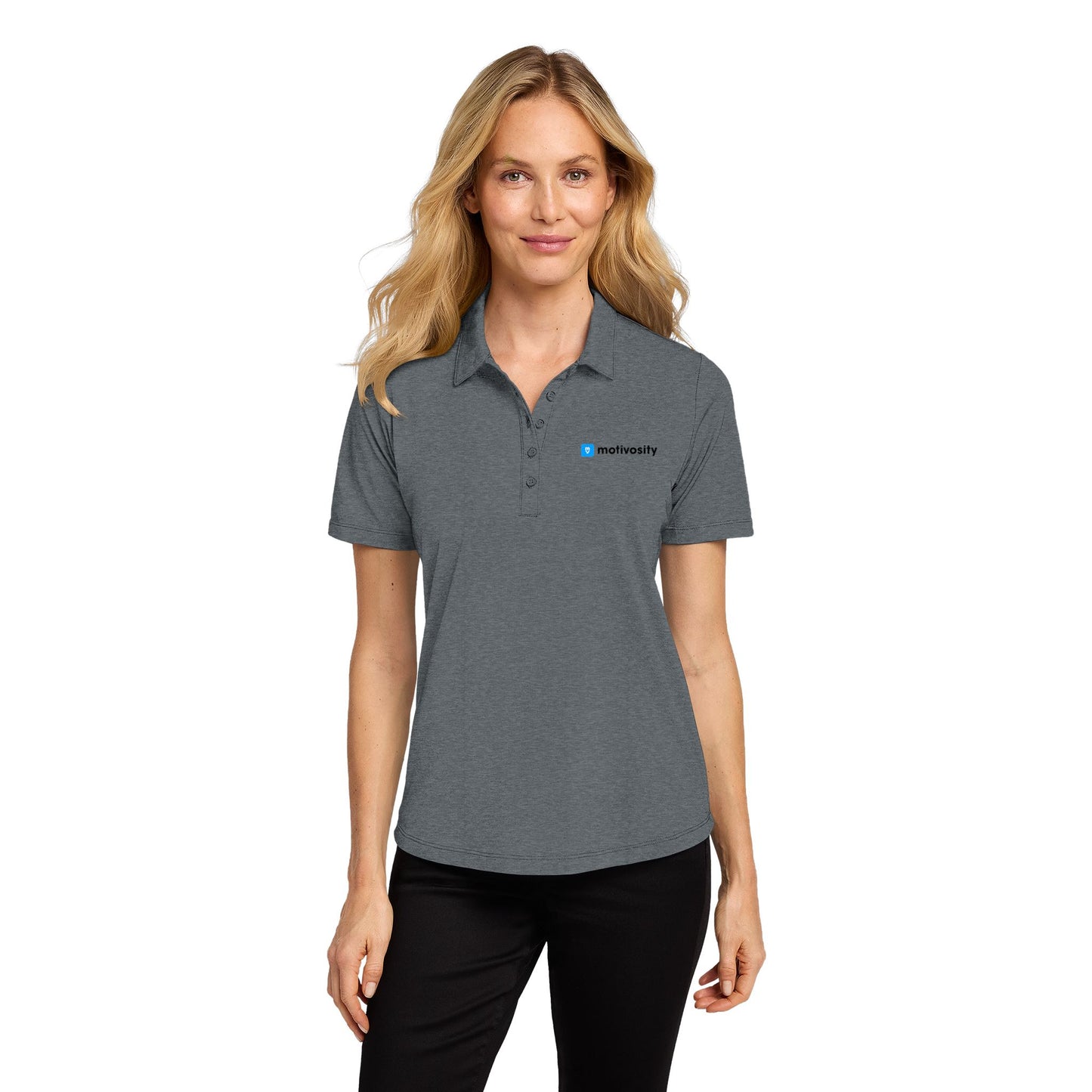 Sample Port Authority Ladies Fine Pique Blend Polo - DTF