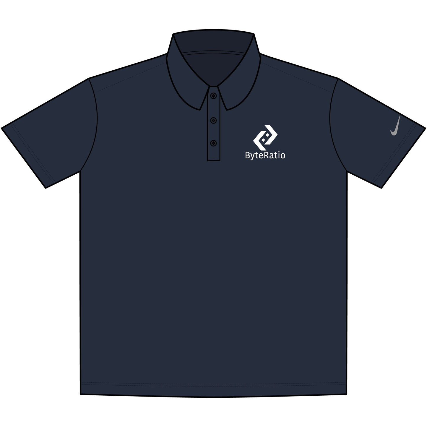 ByteRatio Dri-FIT Vertical Mesh Polo