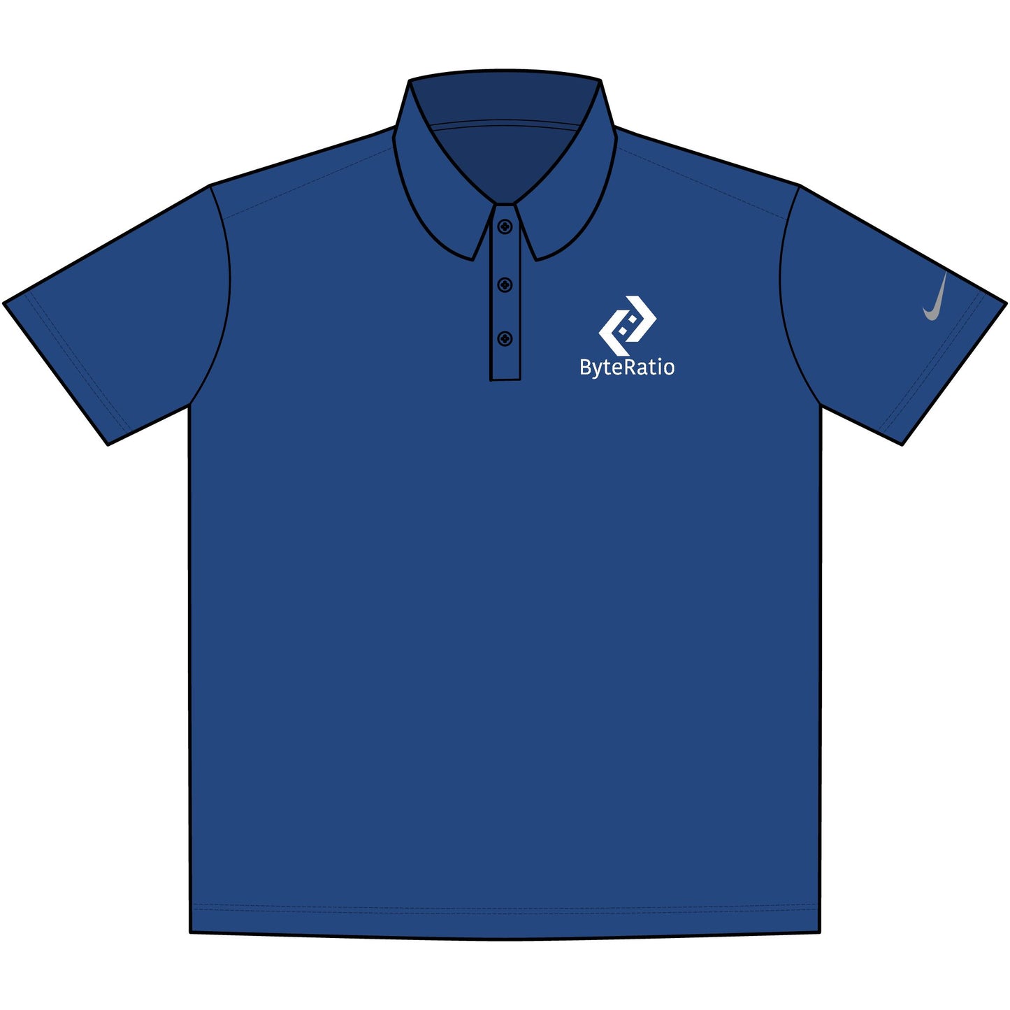 ByteRatio Dri-FIT Vertical Mesh Polo