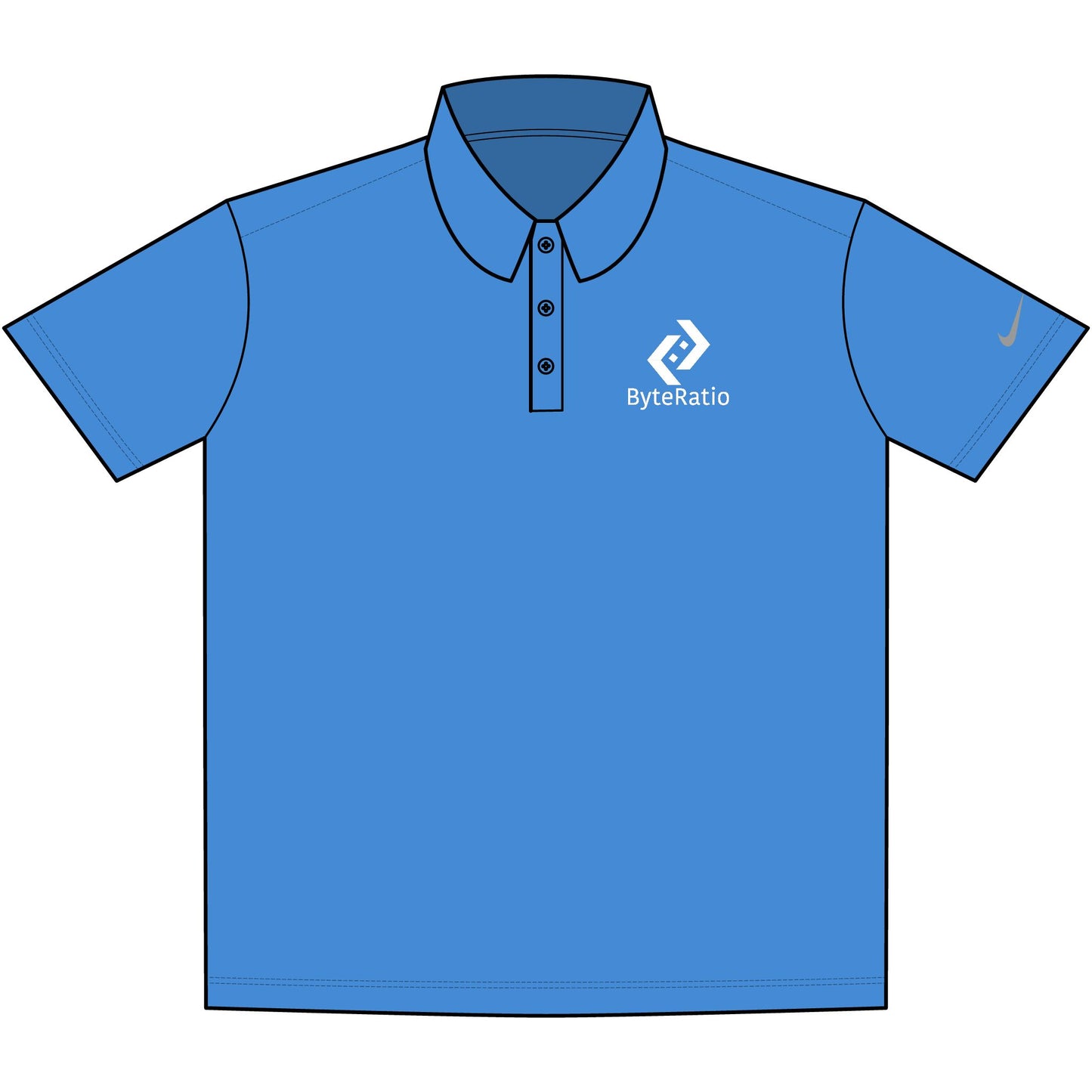 ByteRatio Dri-FIT Vertical Mesh Polo