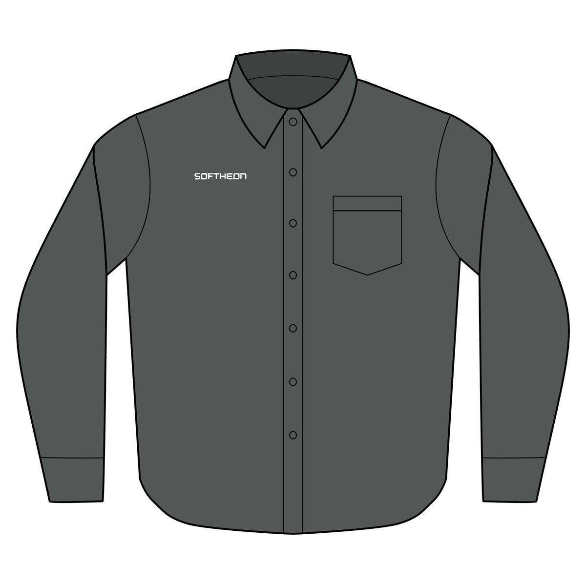 Softheon Long Sleeve Nailhead Dress Shirt
