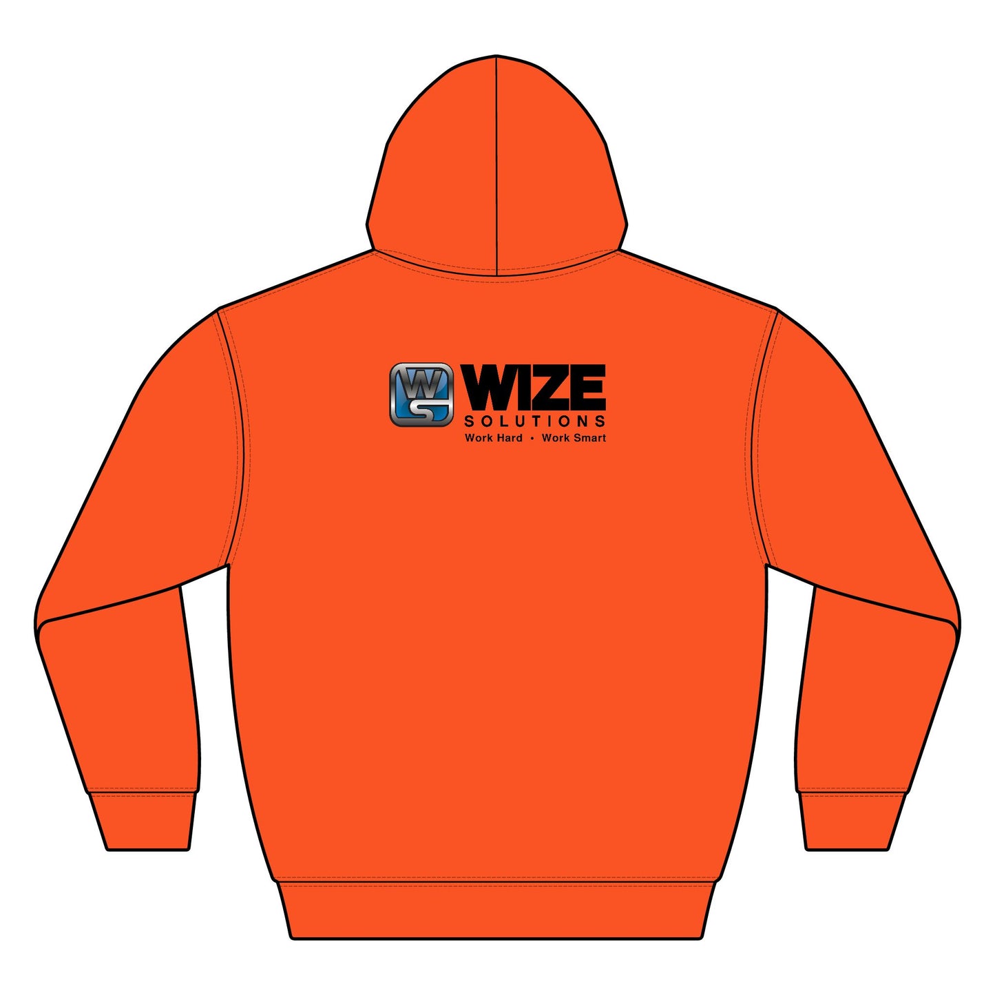 Wize Solutions Essential Fleece Pullover Hooded Sweatshirt #2
