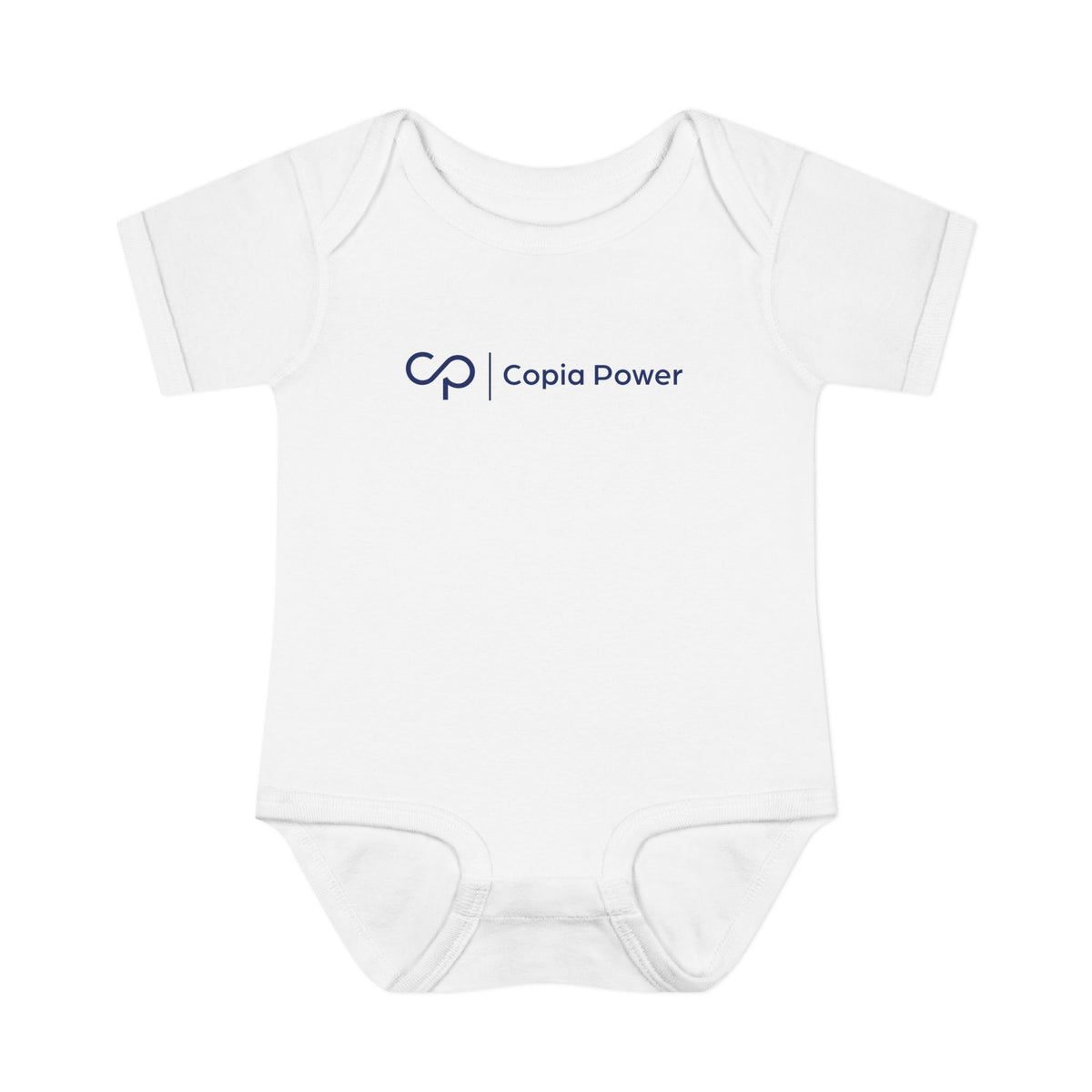 Copia Power Rabbit Skins Infant Short Sleeve Baby Rib Bodysuit