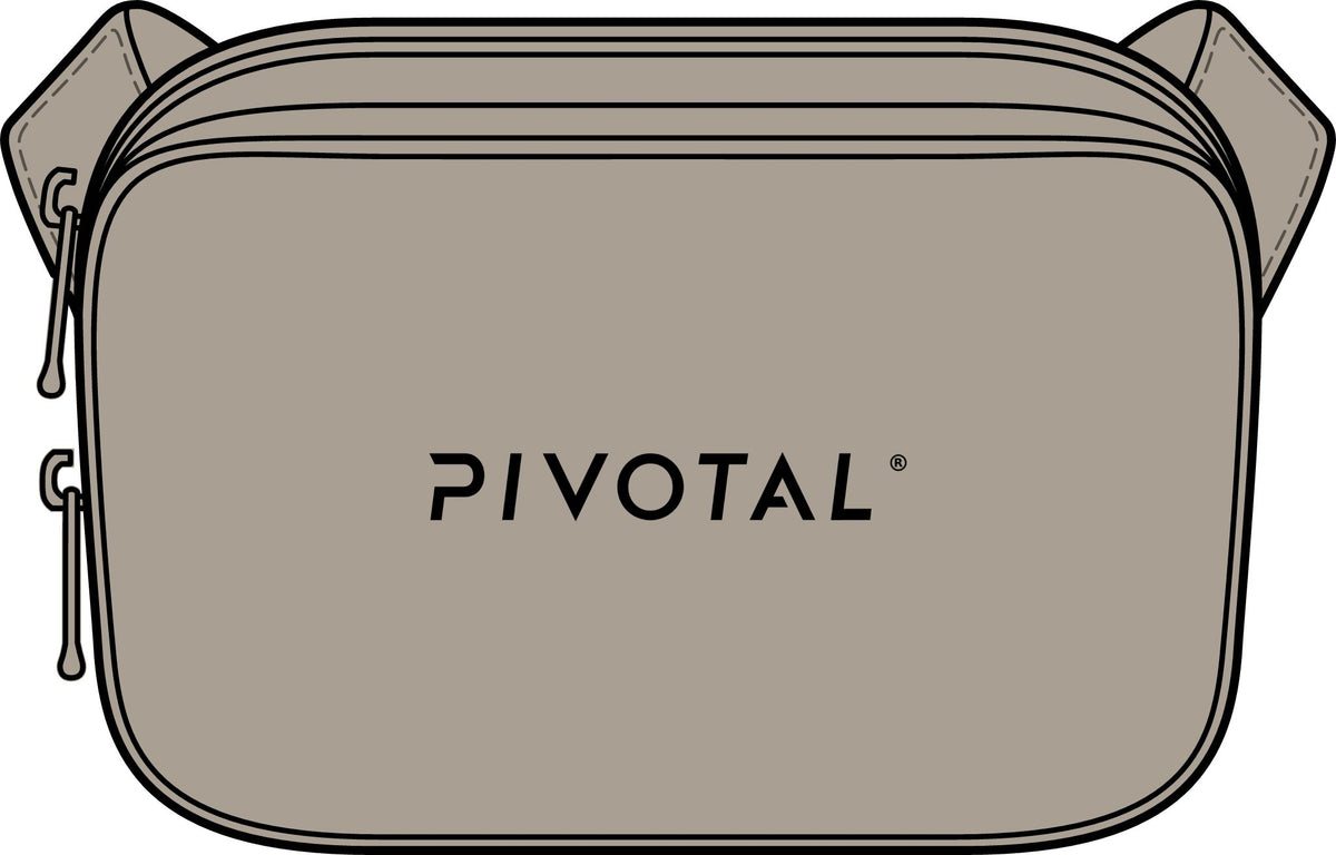 Pivotal Port Authority Matte Dual-Compartment Crossbody