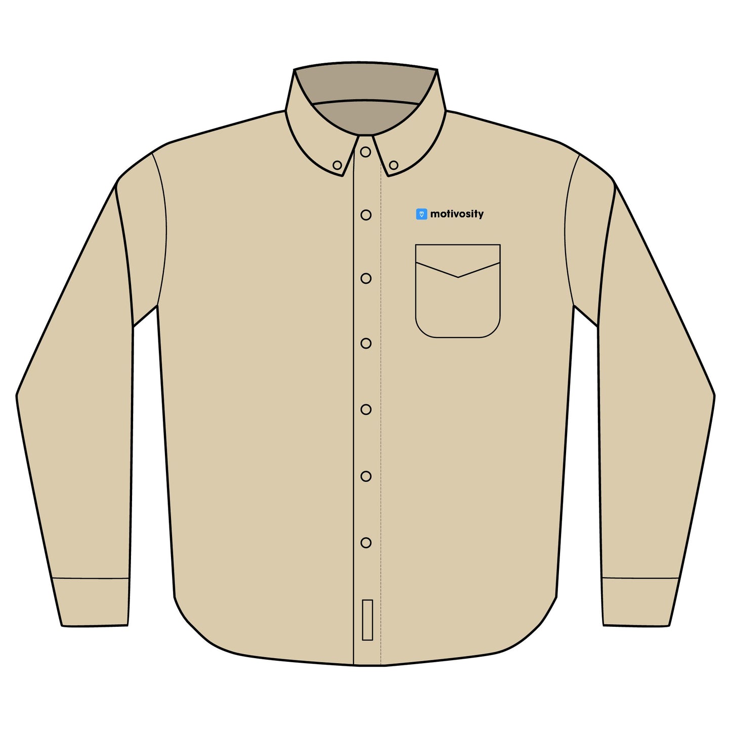 Sample Port Authority® Unisex Long Sleeve Shirt - Light