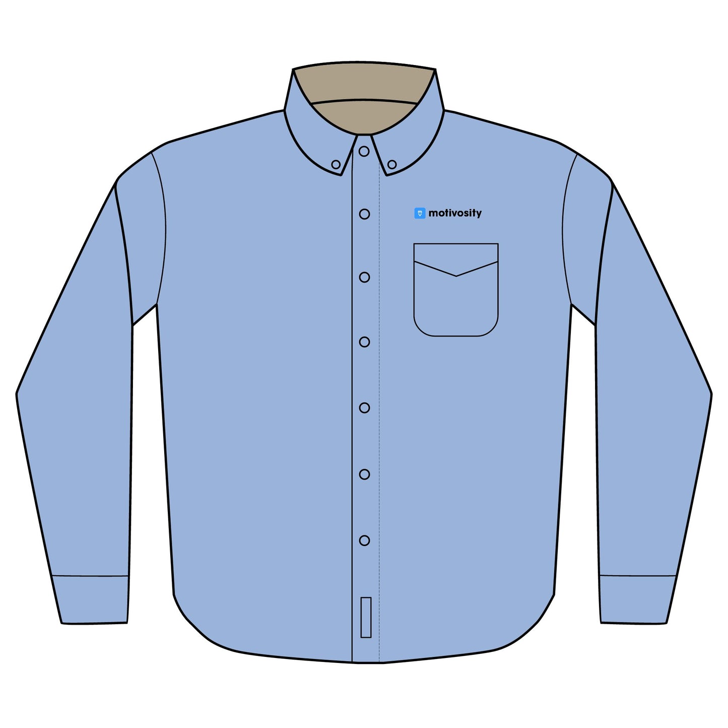 Sample Port Authority® Unisex Long Sleeve Shirt - Light