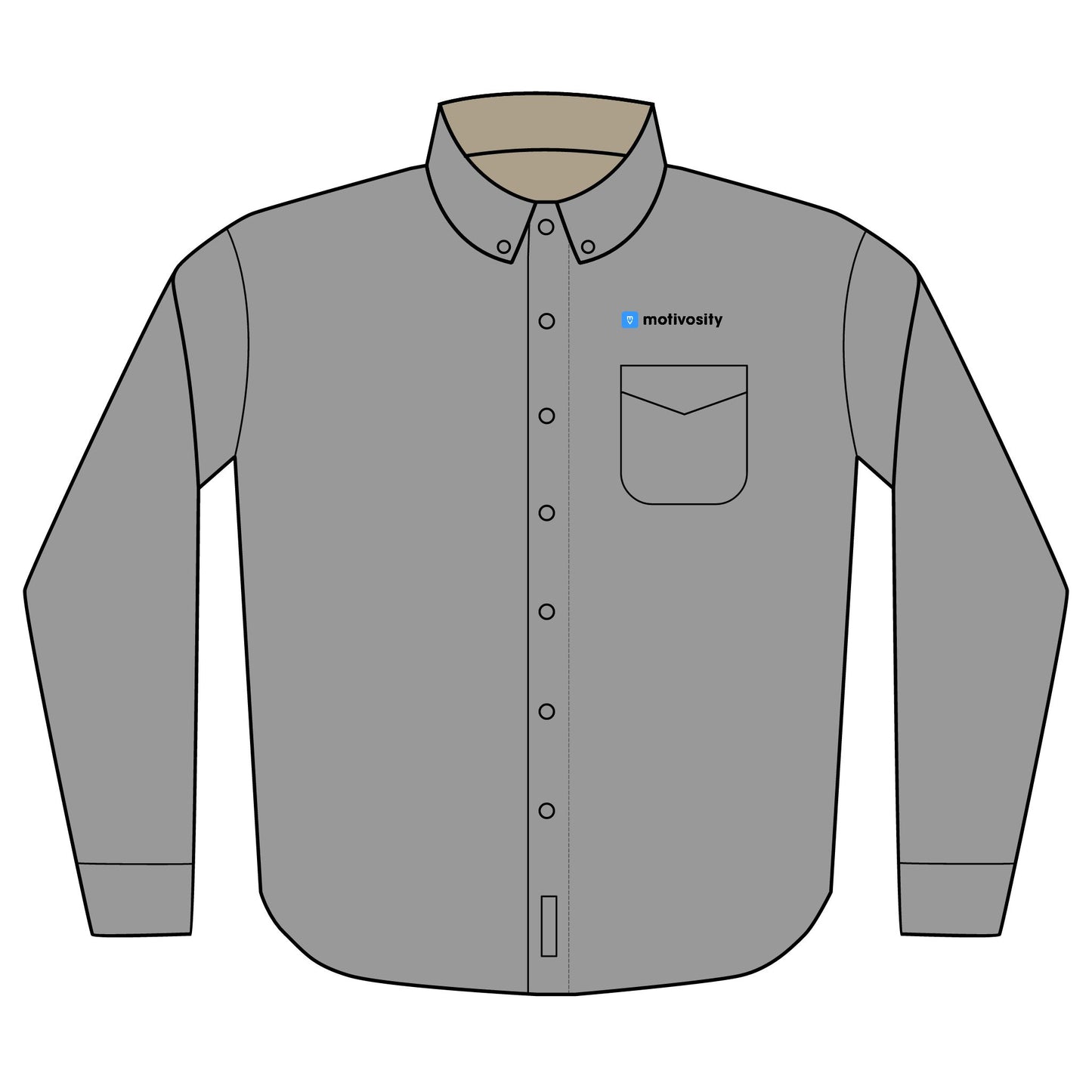 Sample Port Authority® Unisex Long Sleeve Shirt - Light