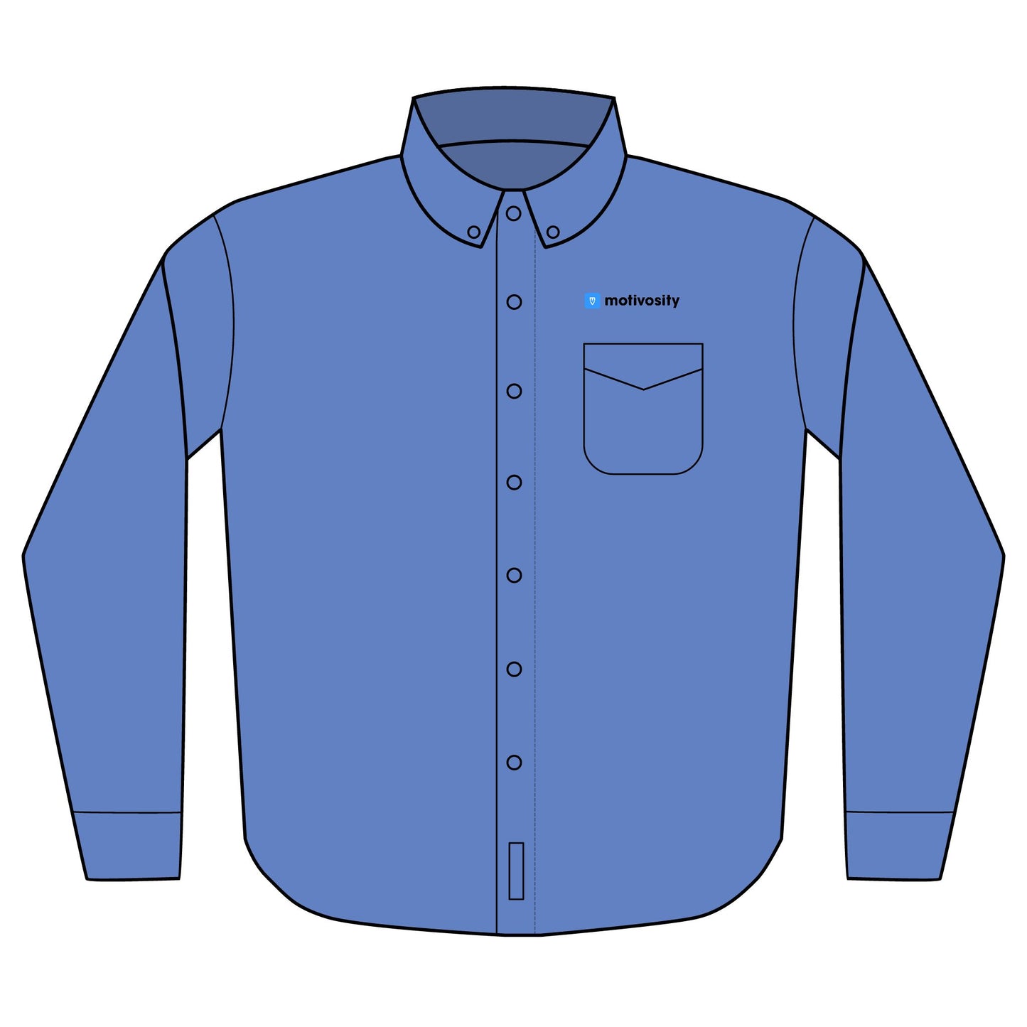 Sample Port Authority® Unisex Long Sleeve Shirt - Light