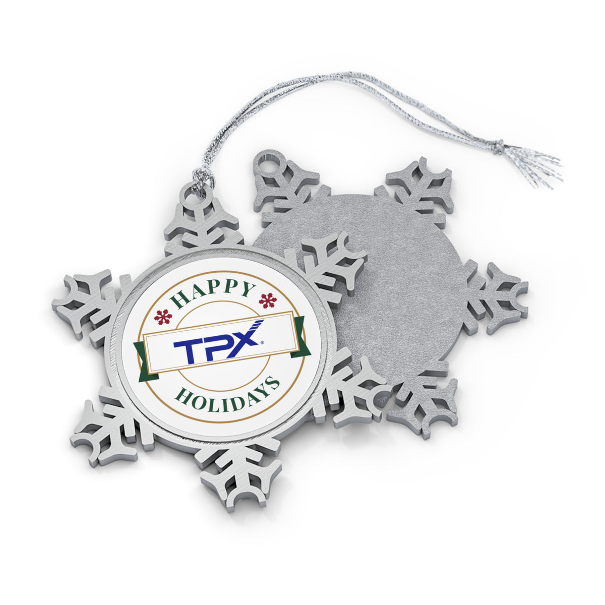 TPx Christmas Pewter Snowflake Ornament