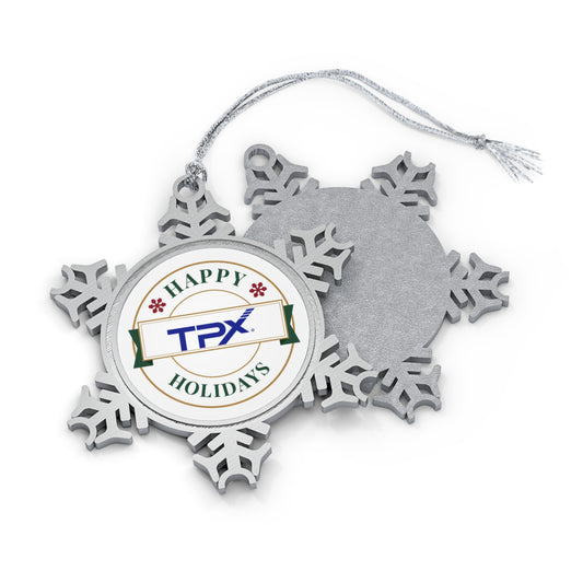 TPx Christmas Pewter Snowflake Ornament