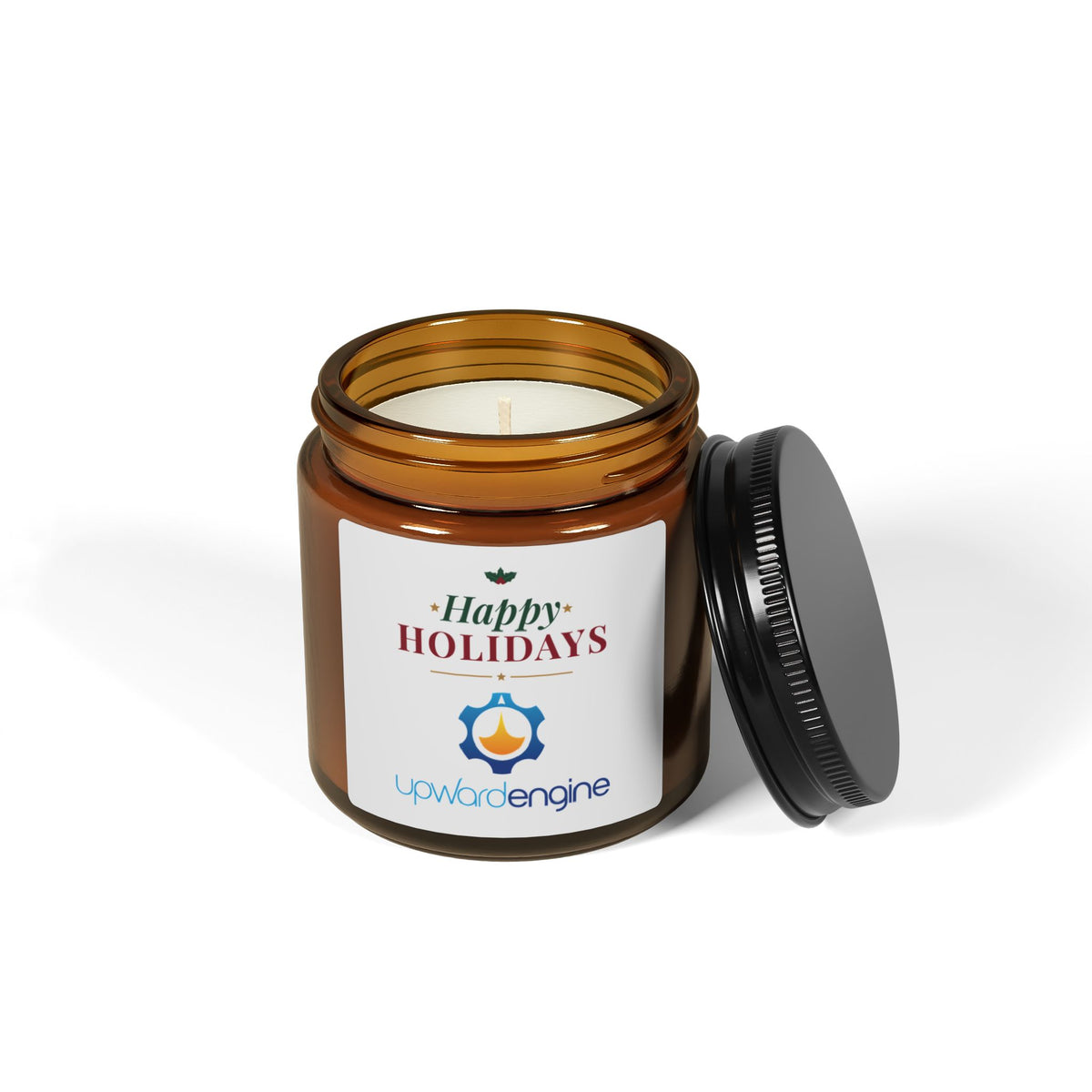 Upward Engine Christmas Custom Scented Soy 4oz Candle