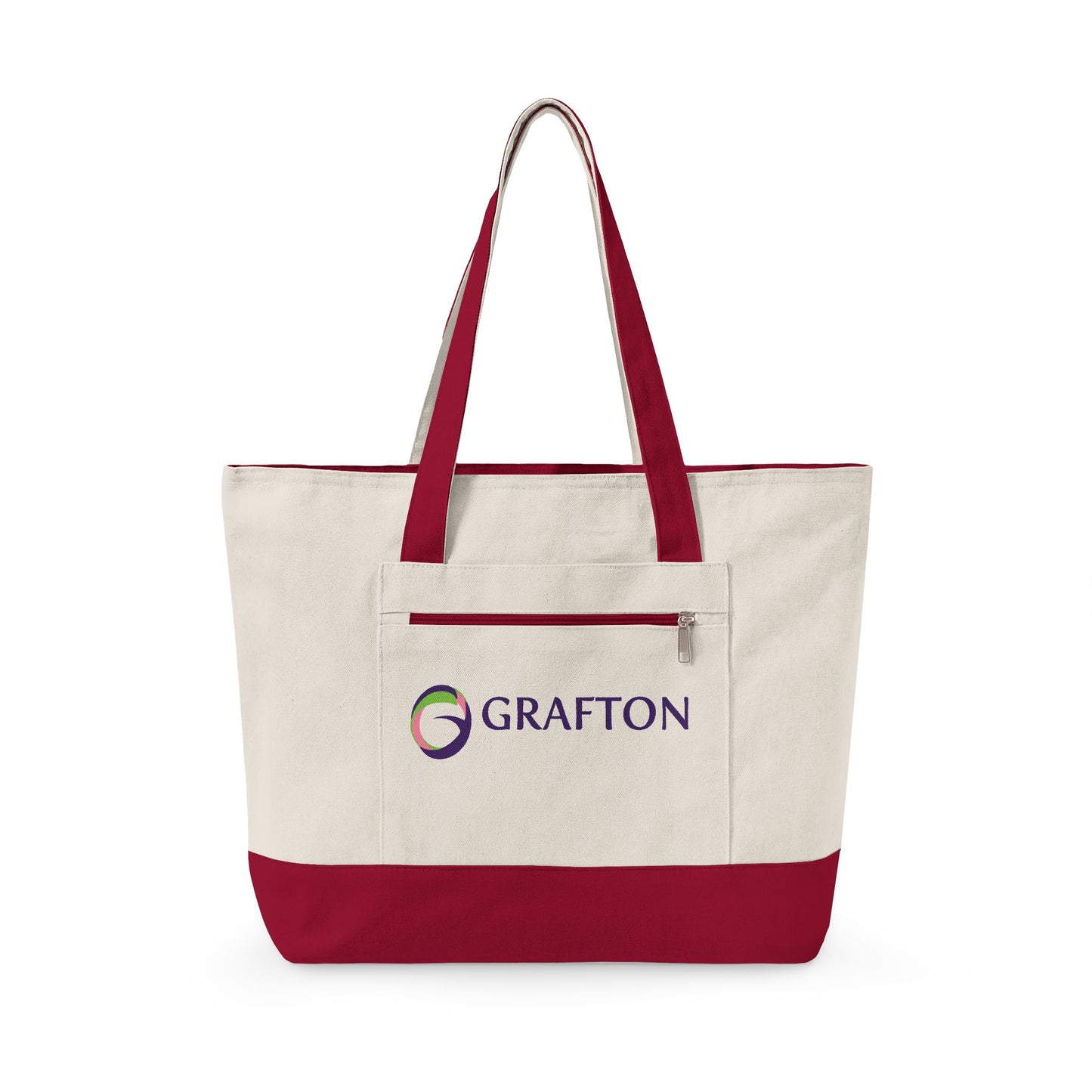 Grafton Zippered Canvas Tote Bag