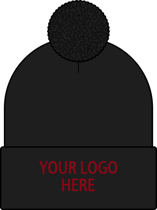 Custom Halftime Heather Pom Beanie