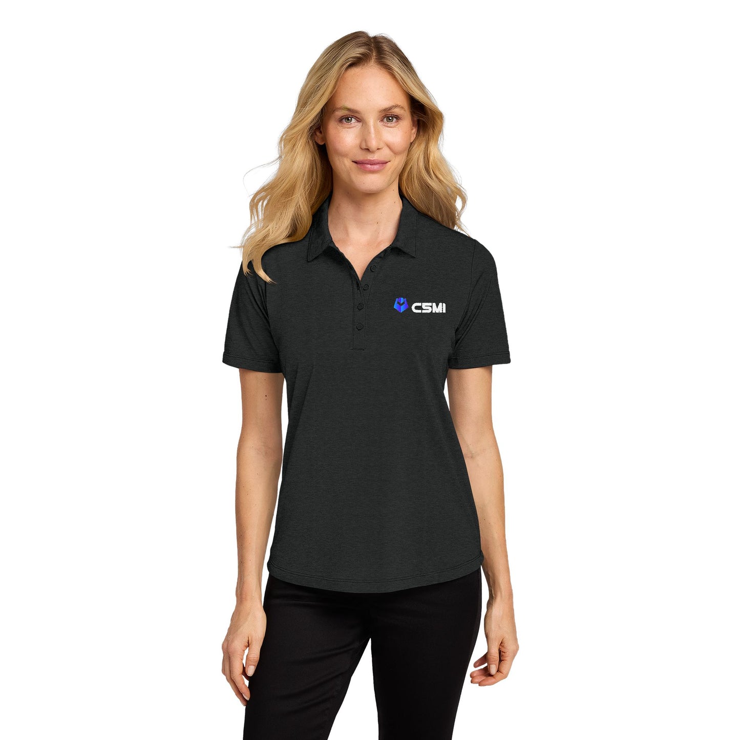 C5MI Port Authority Ladies Fine Pique Blend Polo