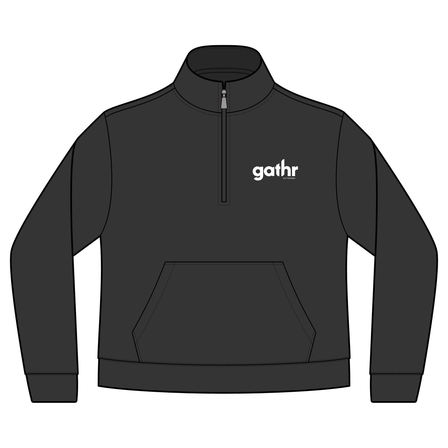Gathr Women's Nike Club Fleece Sleeve Swoosh Half Zip