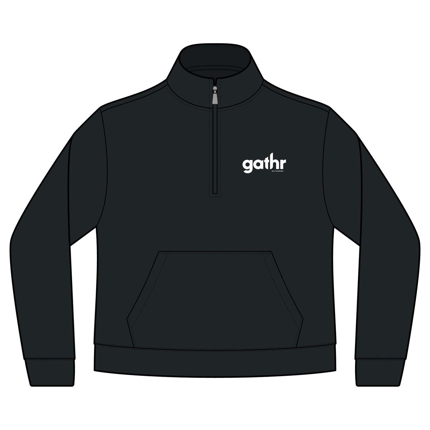 Gathr Women's Nike Club Fleece Sleeve Swoosh Half Zip