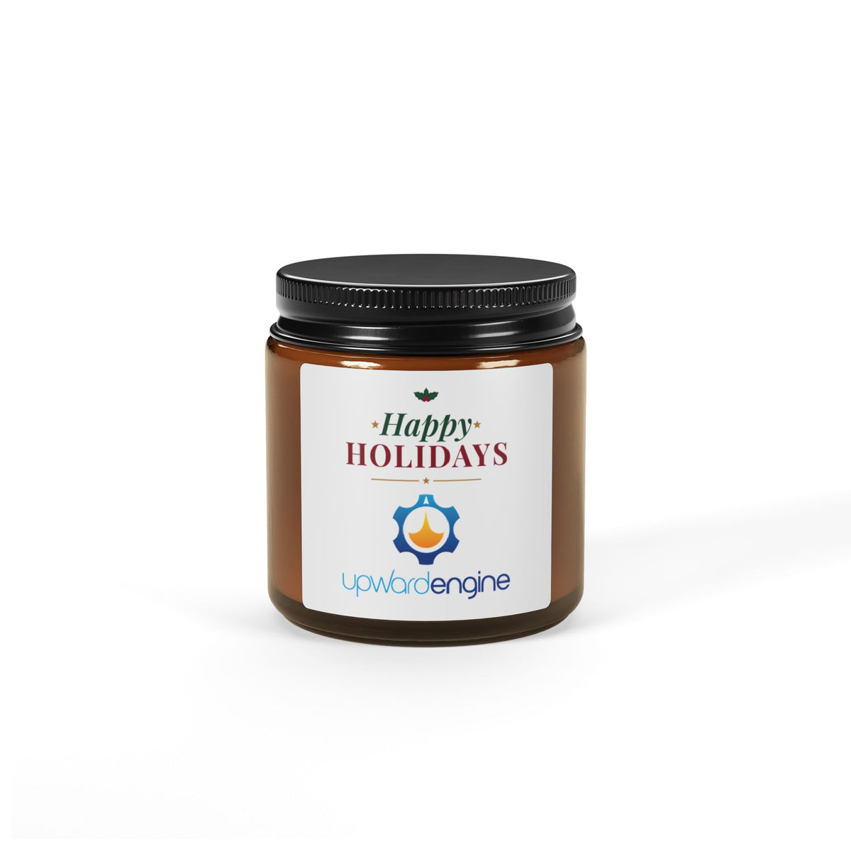 Upward Engine Christmas Custom Scented Soy 4oz Candle