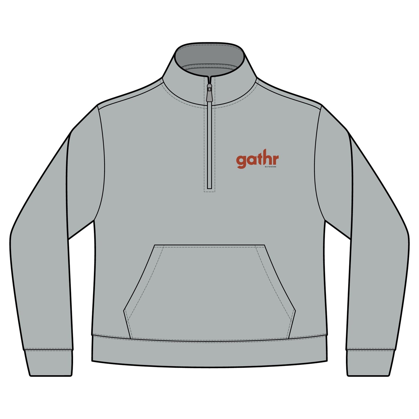 Gathr Women's Nike Club Fleece Sleeve Swoosh Half Zip