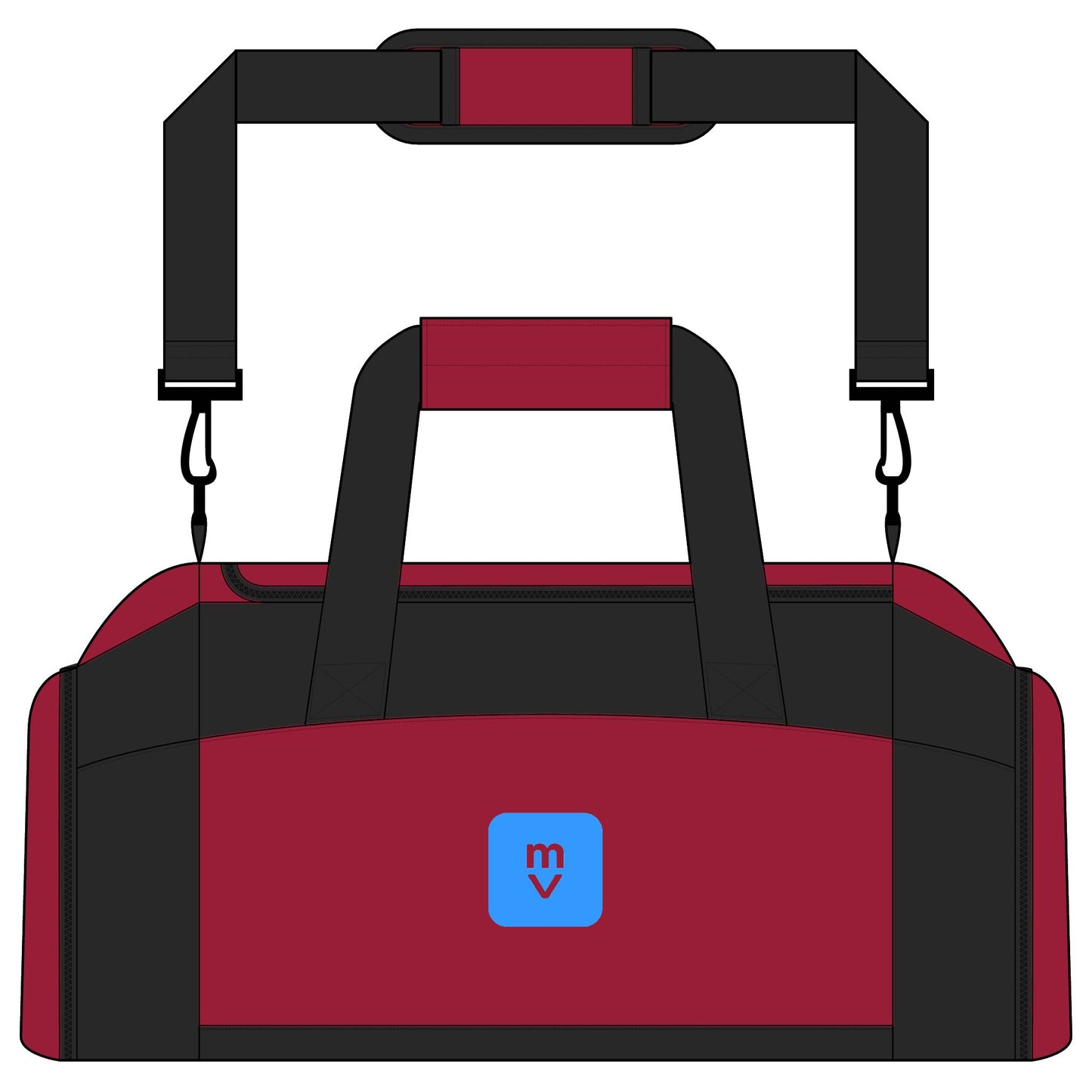 Sample Port & Company Duffel Gym Bag