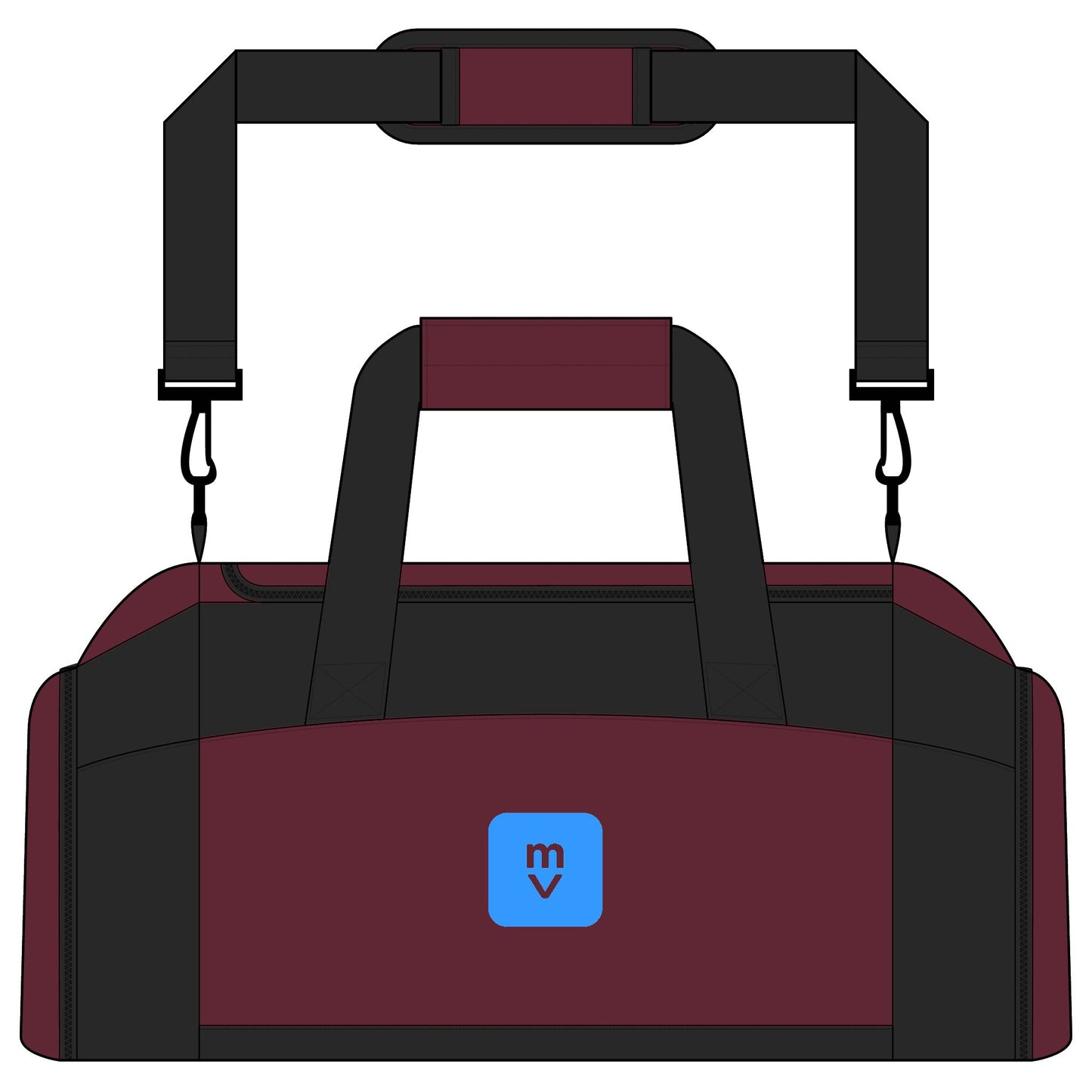 Sample Port & Company Duffel Gym Bag