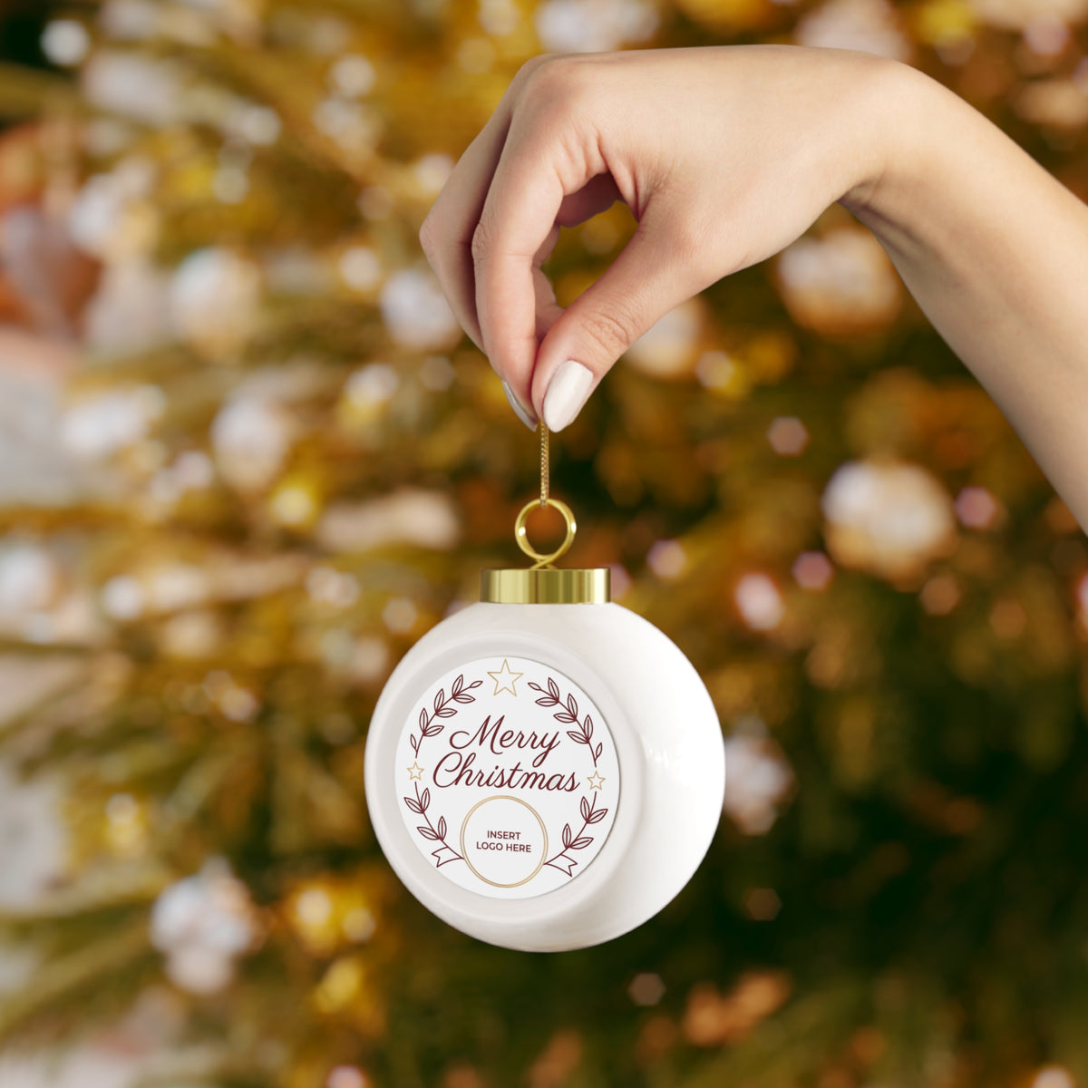 Custom Christmas Ball Ornament