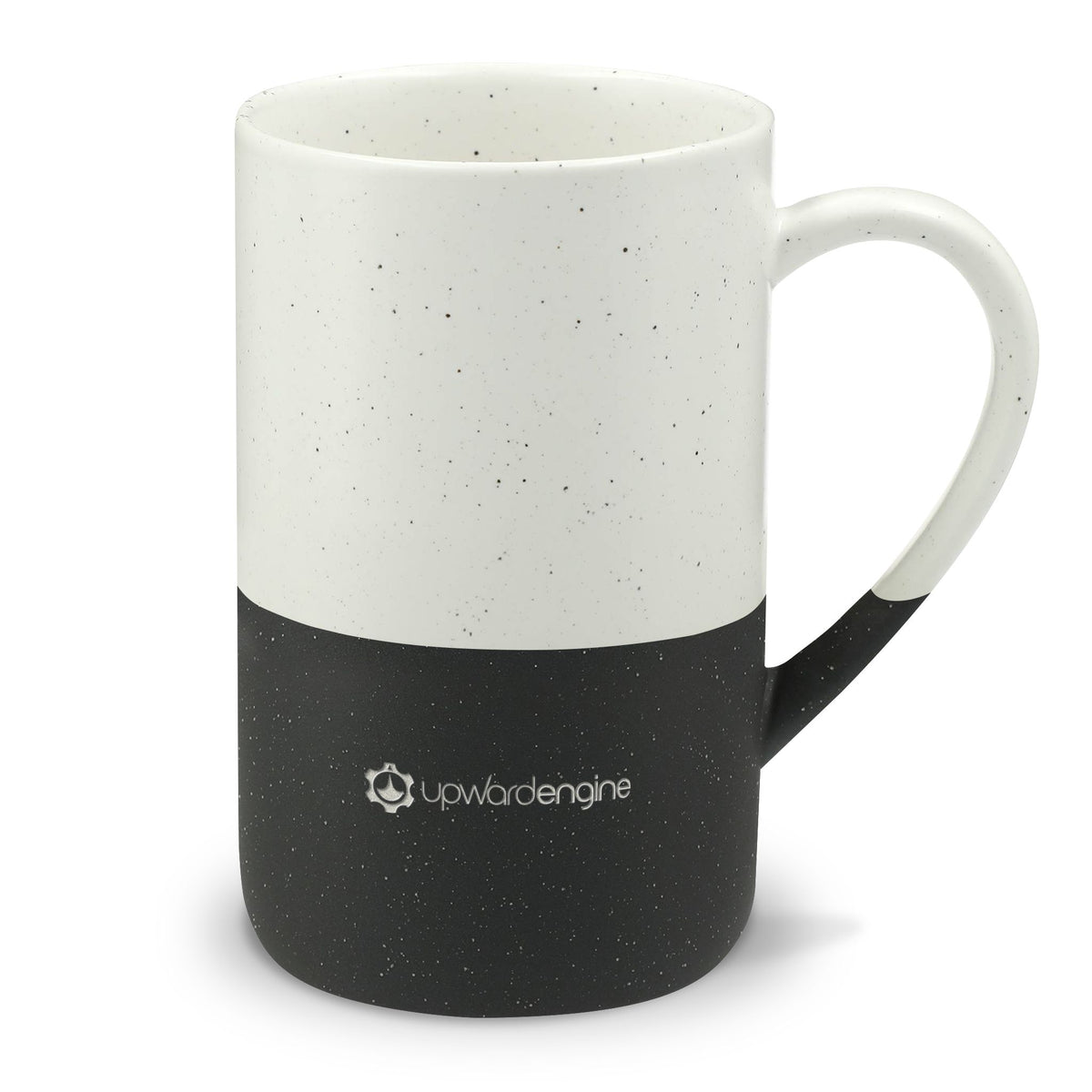 Upward Engine Christmas Speckled Wayland Engraved Ceramic Mug, 13oz