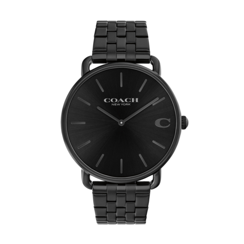 Coach Gents Elliot Watch 41mm, Black Sunray Dial, Black Ionic Plated Mesh Bracelet - 14602651.png