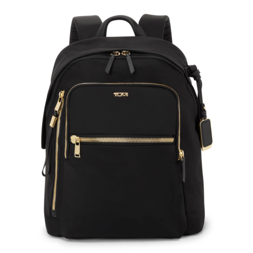 TUMI Voyageur Halsey Backpack Black/Gold - 1465672693.png