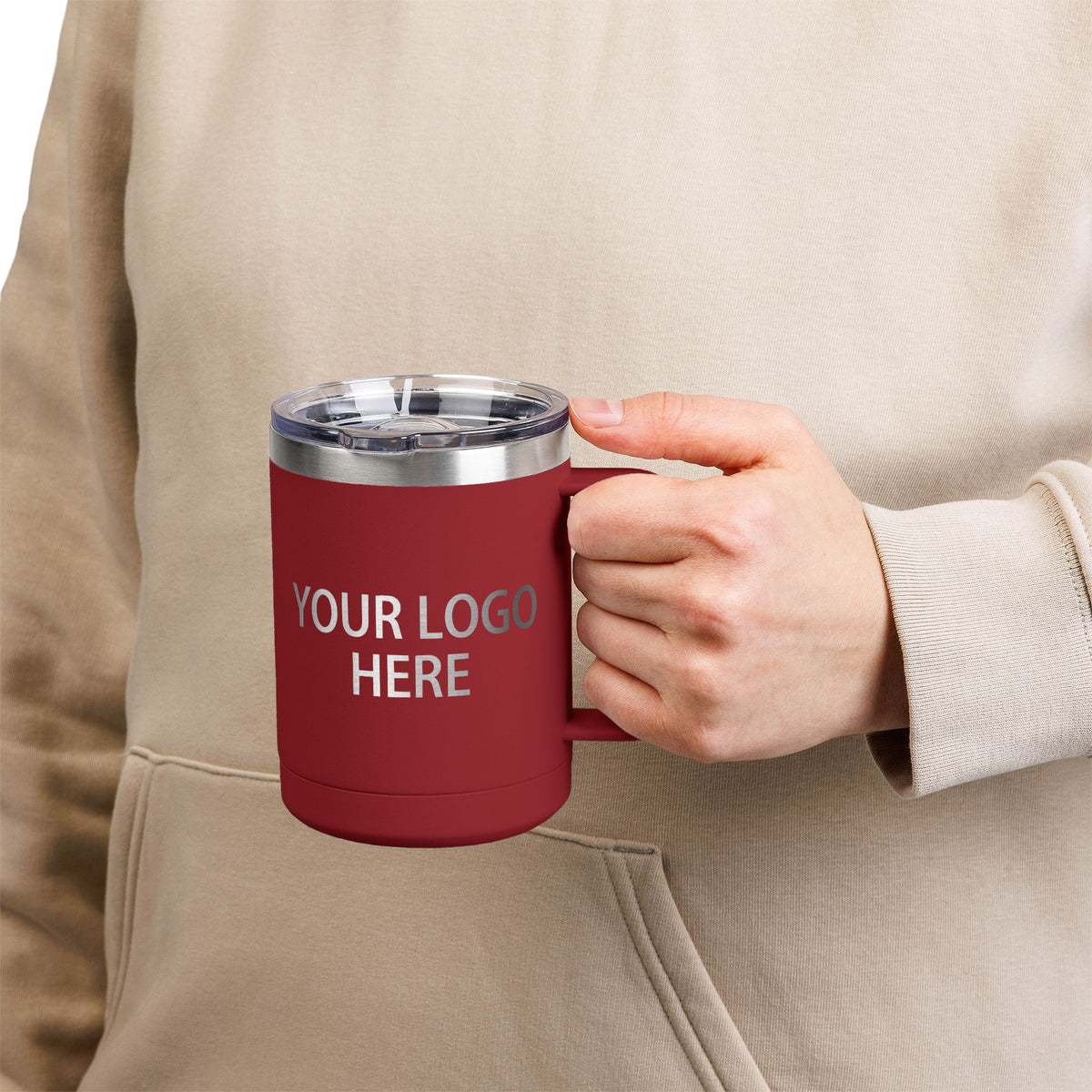 Custom Polar Camel Coffee Mug Tumbler, 15oz
