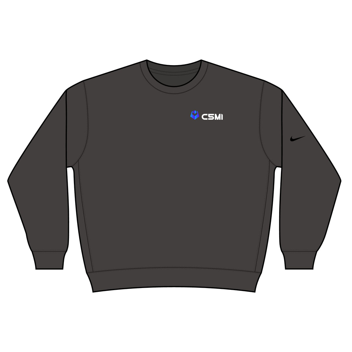 C5MI Nike Club Fleece Sleeve Swoosh Crew