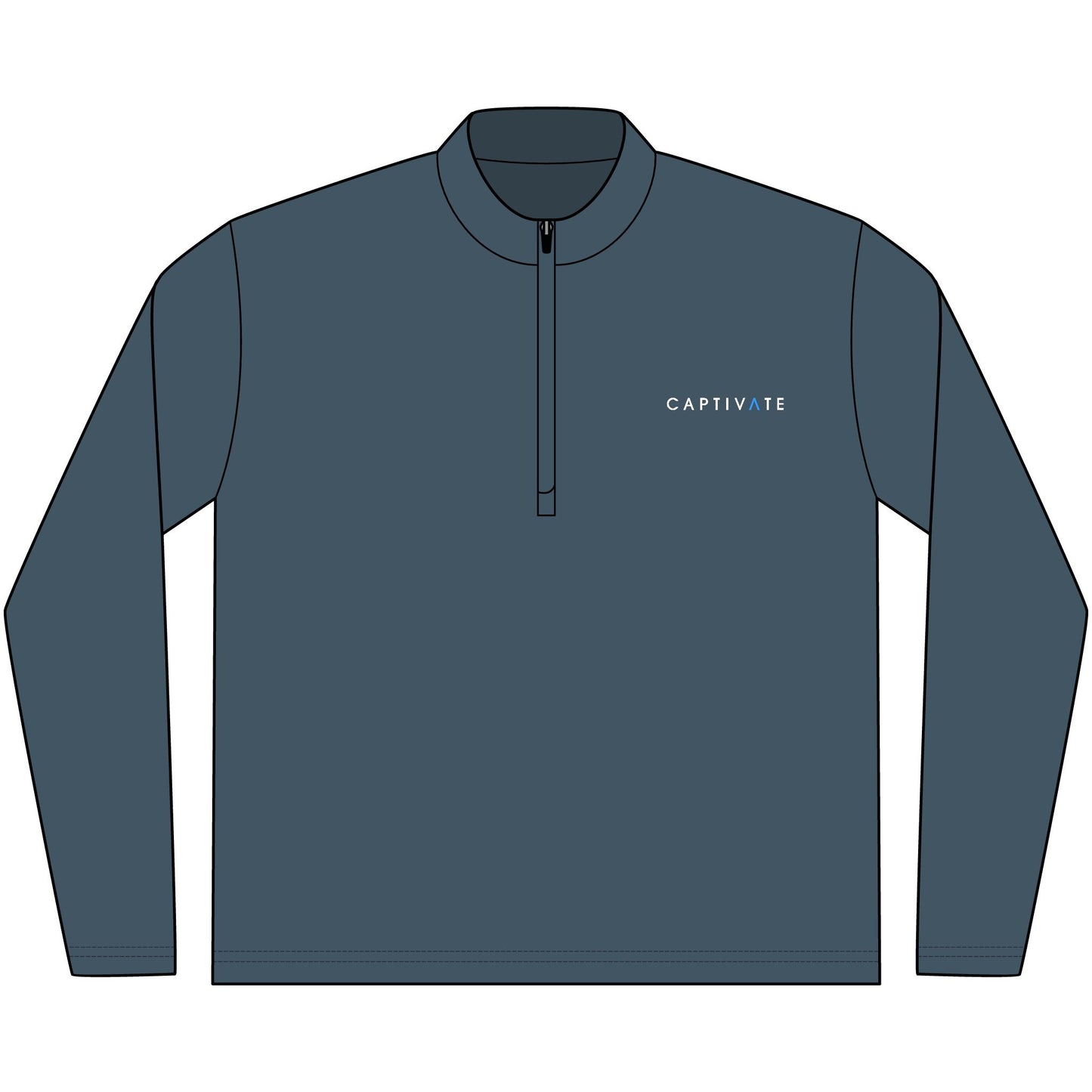 Captivate TravisMathew Men's Embroidered Crestview Quarter-Zip