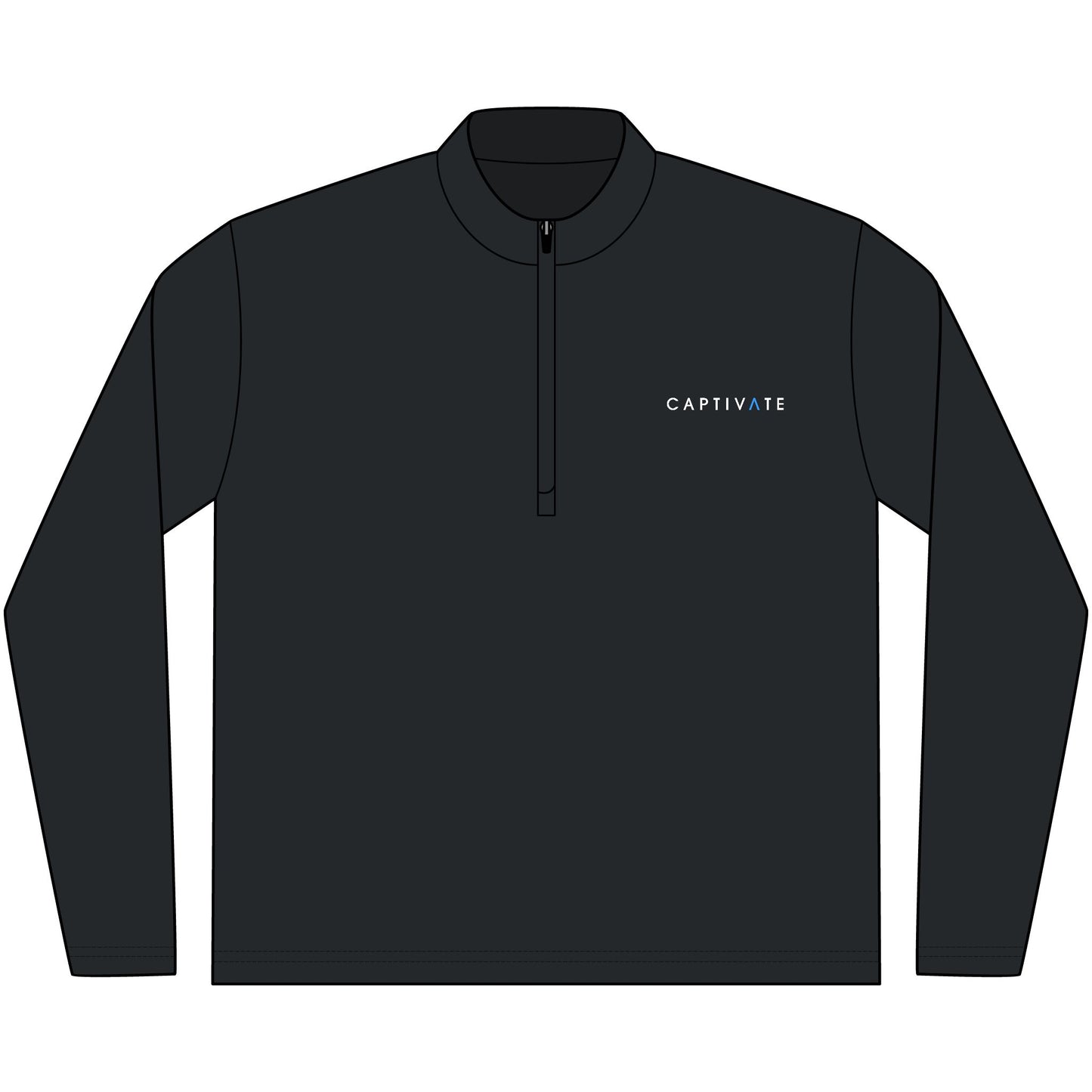 Captivate TravisMathew Men's Embroidered Crestview Quarter-Zip