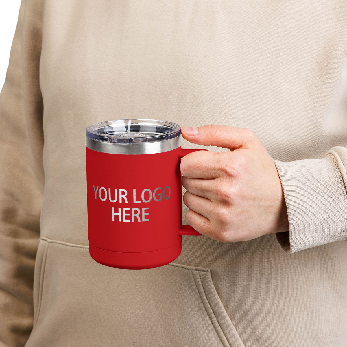 Custom Polar Camel Coffee Mug Tumbler, 15oz