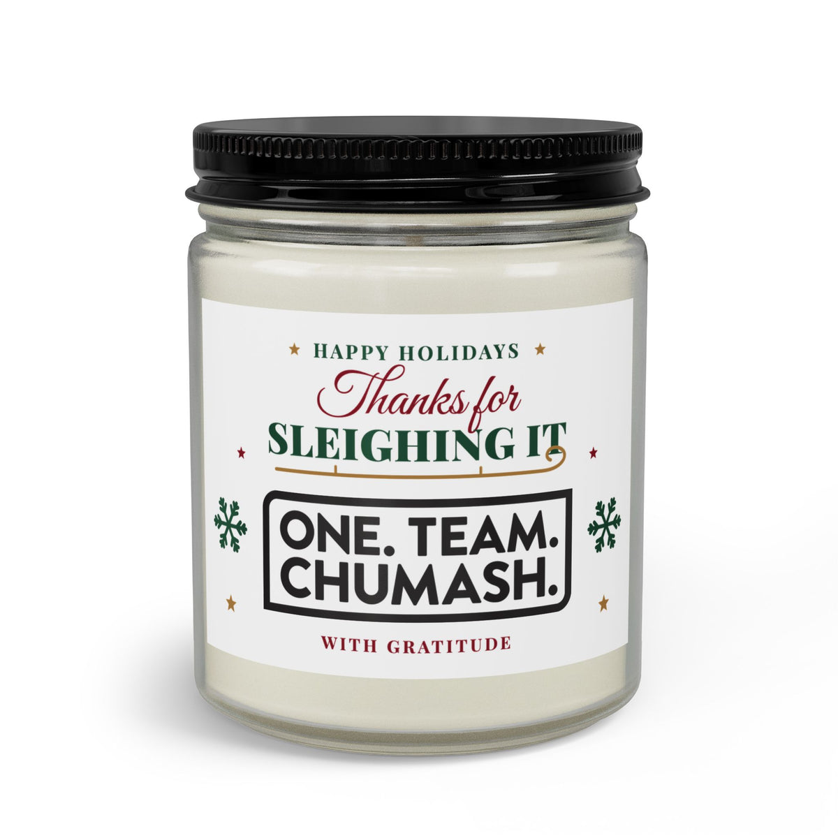 Chumash Christmas Candle Set with Wick Trimmer