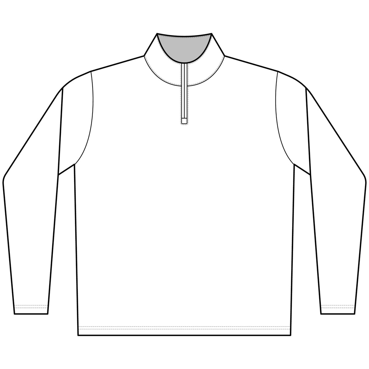 Sample AllPro Men's Pro-Lock Performance Quarter-Zip Pullover