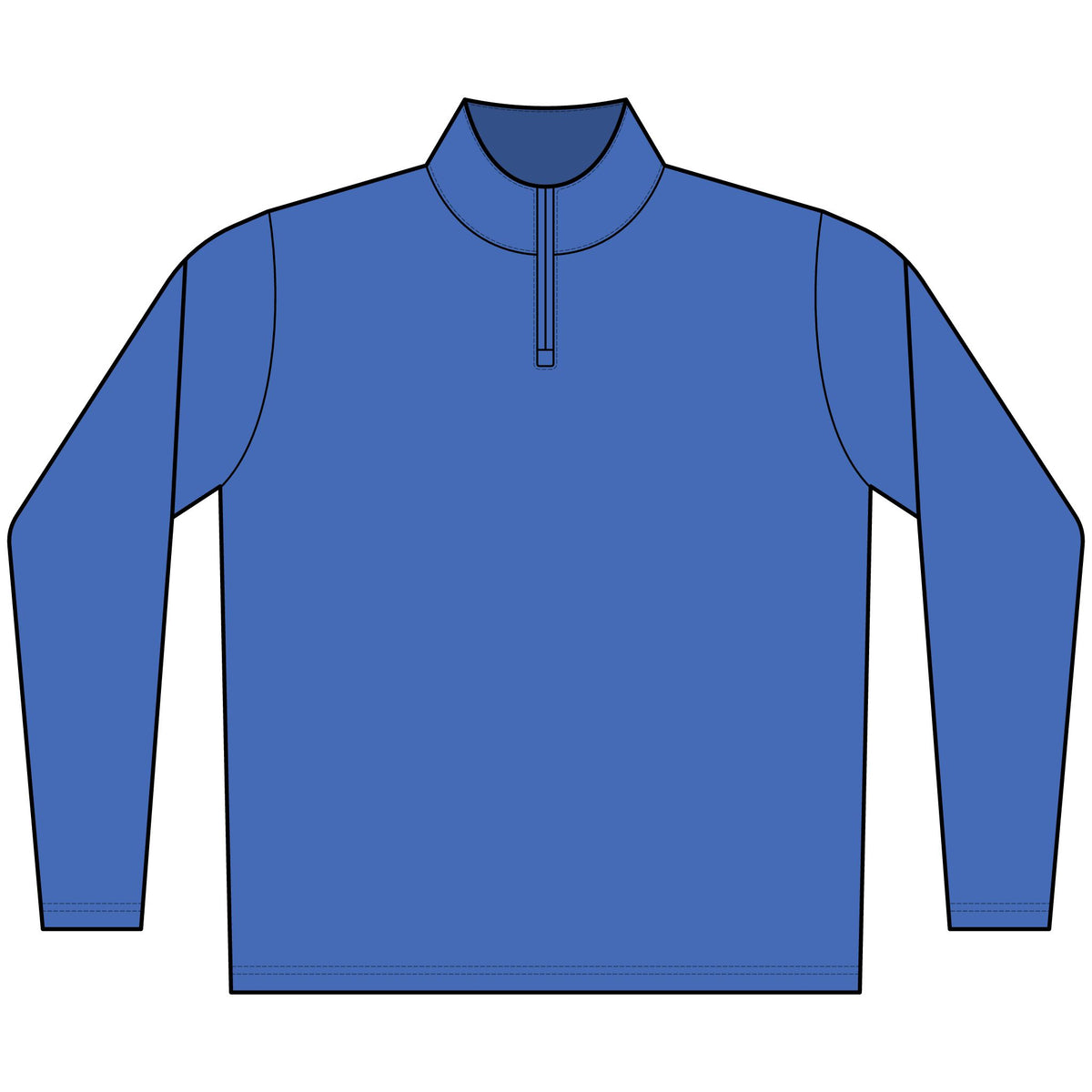 Sample AllPro Men's Pro-Lock Performance Quarter-Zip Pullover
