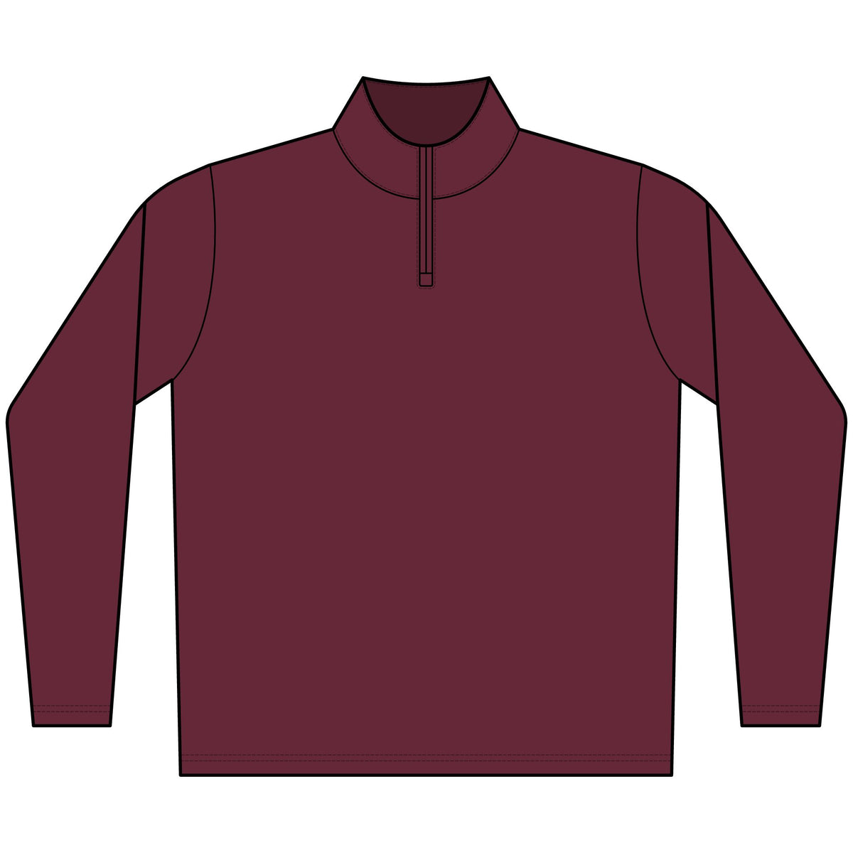 Sample AllPro Men's Pro-Lock Performance Quarter-Zip Pullover