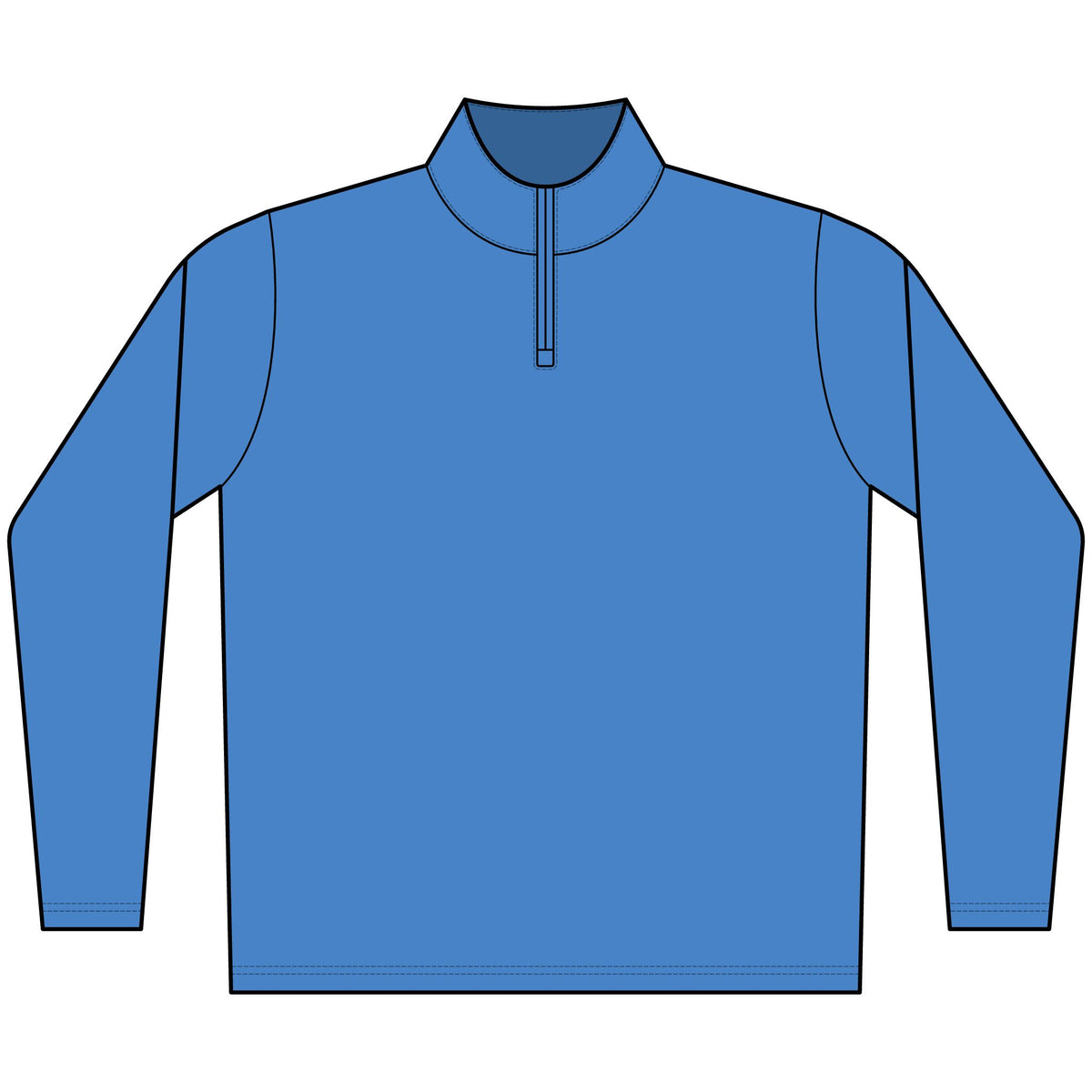 Sample AllPro Men's Pro-Lock Performance Quarter-Zip Pullover
