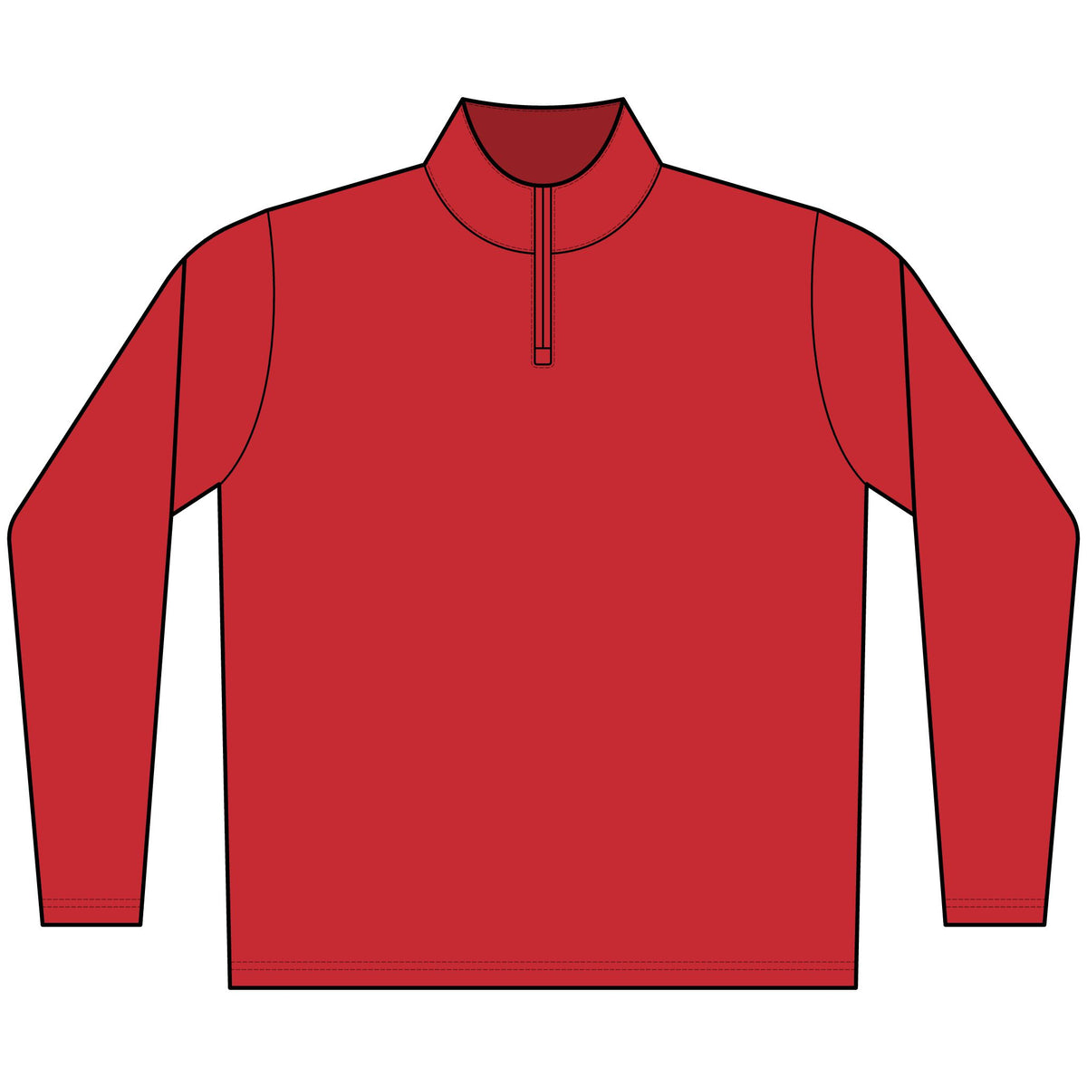 Sample AllPro Men's Pro-Lock Performance Quarter-Zip Pullover