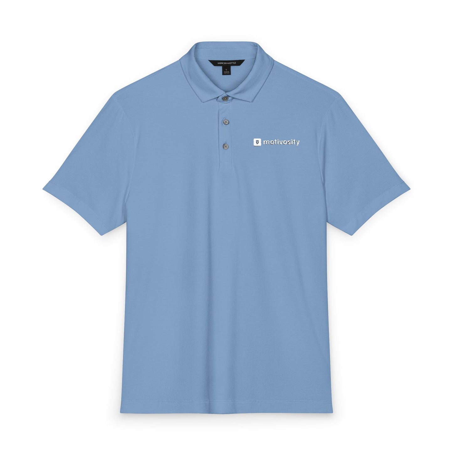 Sample Mercer+Mettle® Men's Stretch Jersey Polo - Embroidery