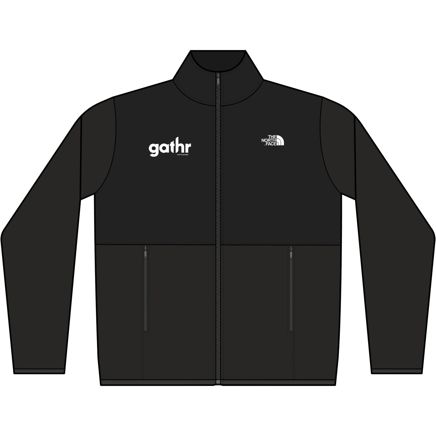 Gathr The North Face Glacier Full-Zip Fleece Jacket