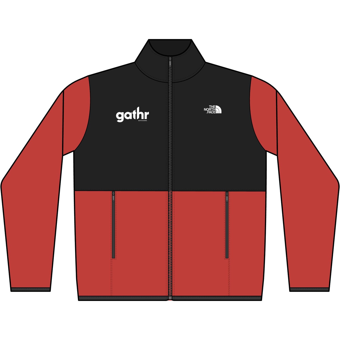 Gathr The North Face Glacier Full-Zip Fleece Jacket